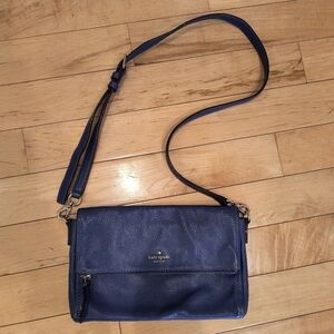 Kate Spade crossbody purse, dark blue